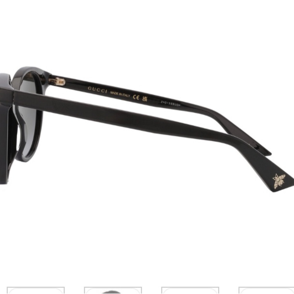 NEW Gucci Black Cat Eye Sunglasses, comes with Gucci shipping bag - Picture 9 of 13